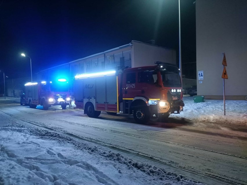 Pożar budynku na ul. św. Rozalii w Radomsku. Jedna osoba...