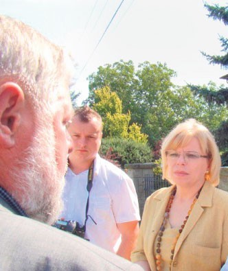 Prezes Gabriela Lenartowicz na spotkaniu w Jasienicy