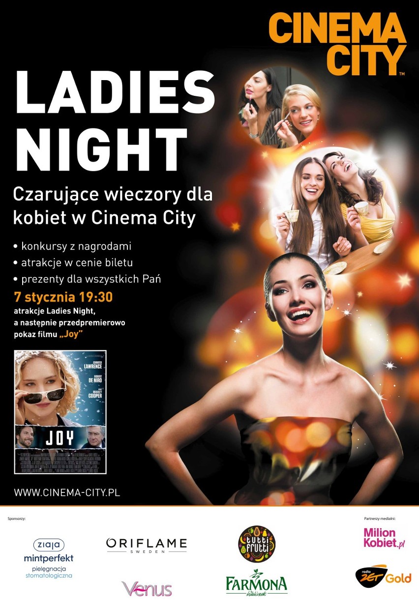 LADIES NIGHT w Łodzi i przedpremierowy pokaz filmu Joy