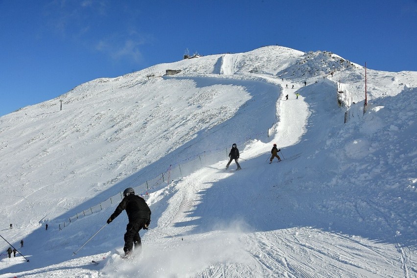 Wyciąg i trasa narciarska w Dolinie Goryczkowej