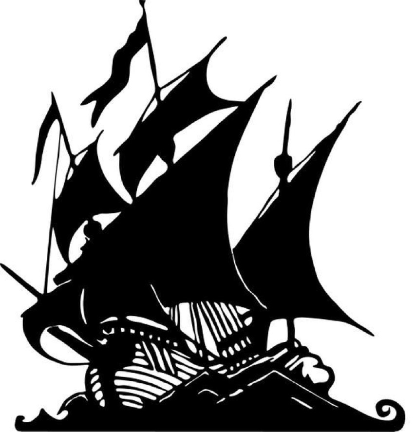 Symbol The Pirate Bay, jednej z największych portali wymiany...