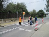 Nowe przejście dla pieszych na ul. Sławinkowskiej zapewni bezpieczeństwo dzieciom