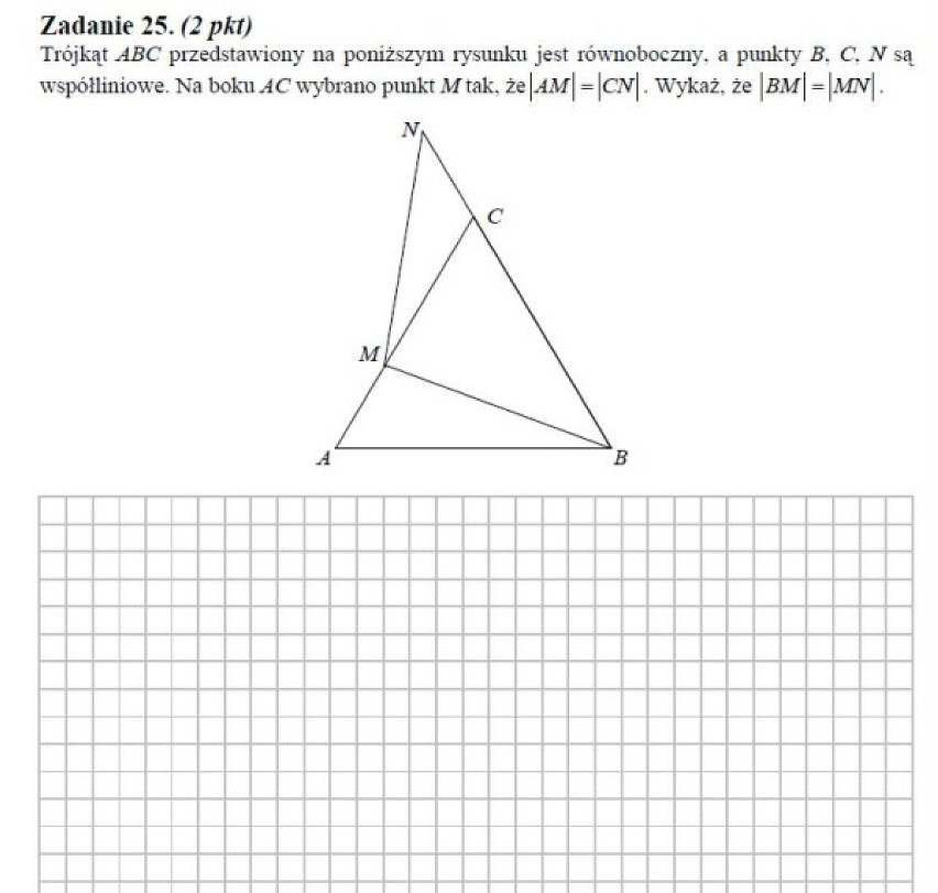 7 marca 2012 uczniowie napisali maturę próbną z matematyki z...