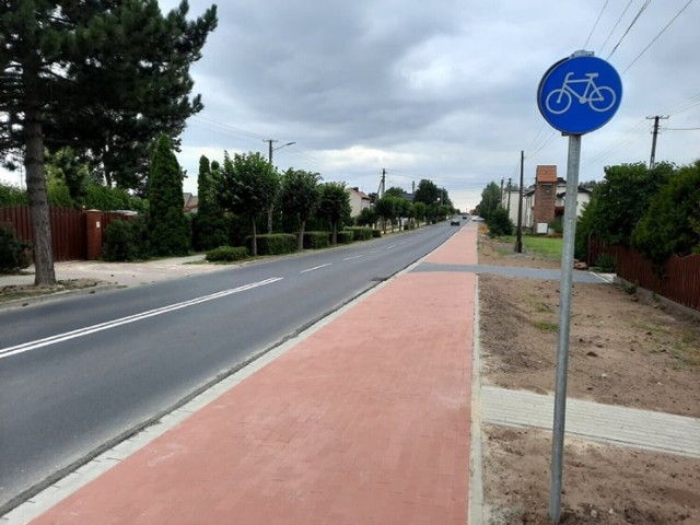 Ponad 300 metrów ścieżki rowerowej wzdłuż ulicy Wągrowieckiej w Damasławku powstało już w 2021 roku