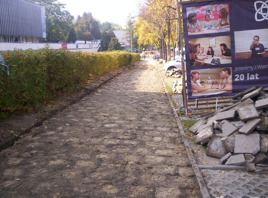 Remont chodników na ul. Radziszewskiego