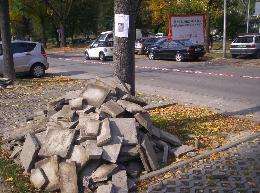 Remont chodników na ul. Radziszewskiego