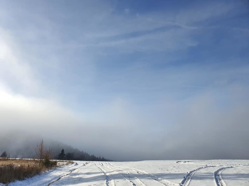 Muszyna jest bajeczna. Zima zawitała w Beskid Sądecki 