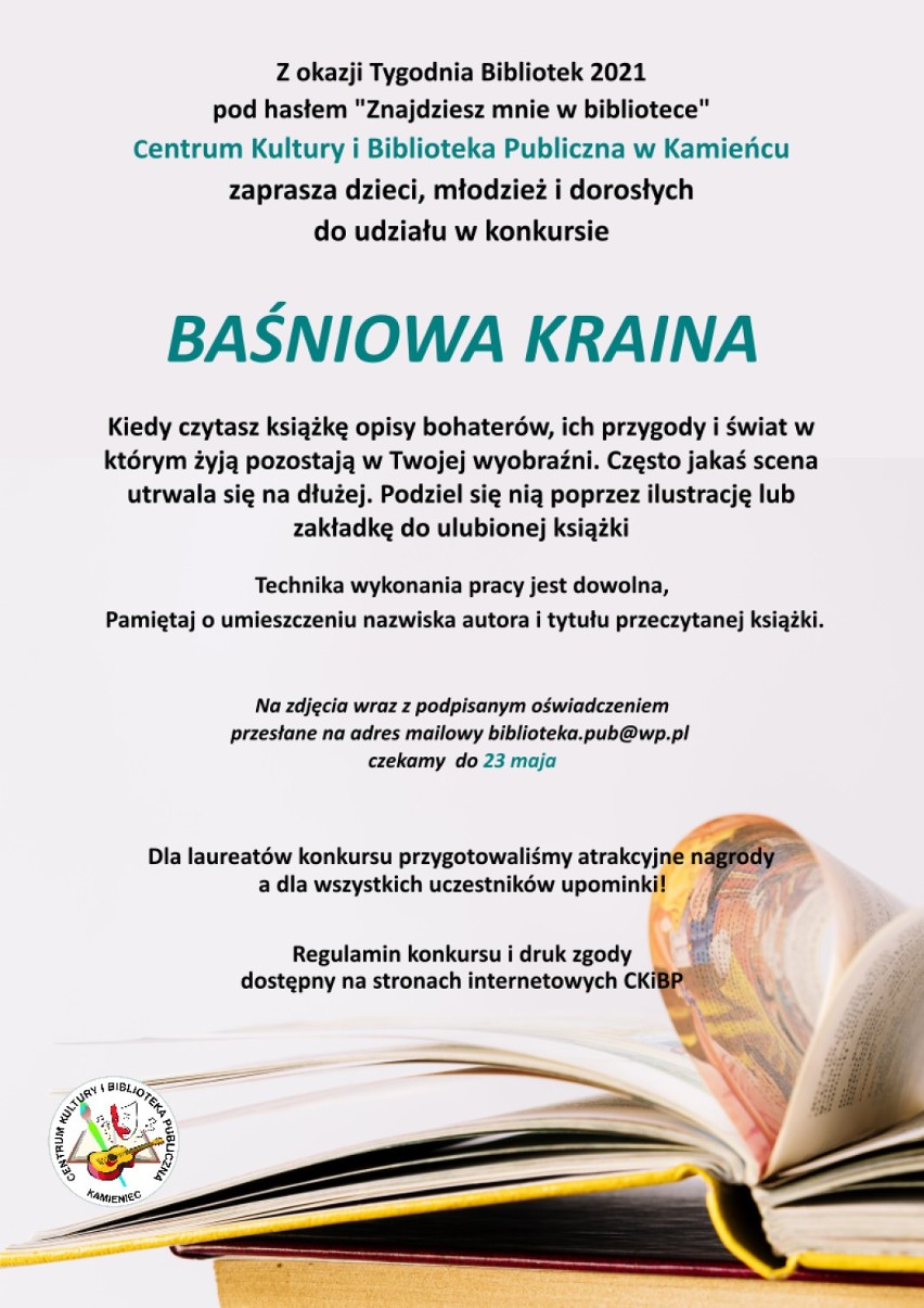 Gmina Kamieniec: Niespodzianki i konkursy w bibliotece 