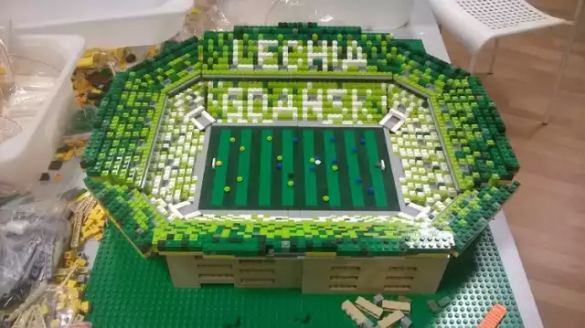 Budowle z Lego. Z powstaje PGE Arena [ZDJĘCIA] Gdańsk Miasto