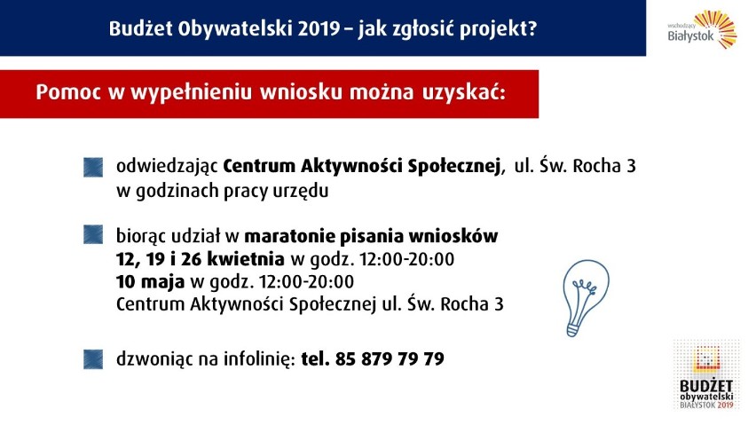 Budżet Obywatelski 2019 Białystok. Zgłaszajcie już wnioski