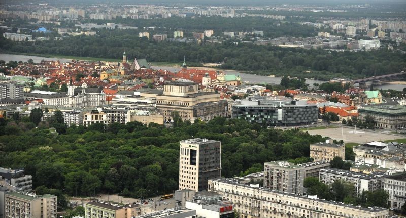 Warszawa z 52. piętra Złotej 44. Zobacz kapitalną panoramę stolicy [ZDJĘCIA]