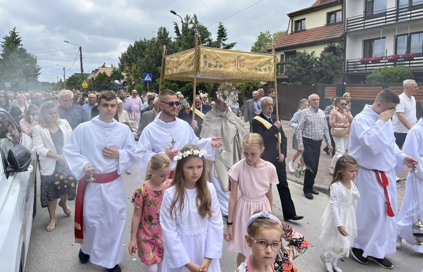 Procesja eucharystyczna w parafii Chrystusa Króla w Kielcach