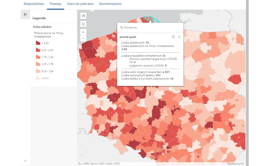 Koronawirus w powiecie puckim: piątek, 30 kwietnia 2021. Ile osób zachorowało na Covid-19? Ile wyzdrowiało?