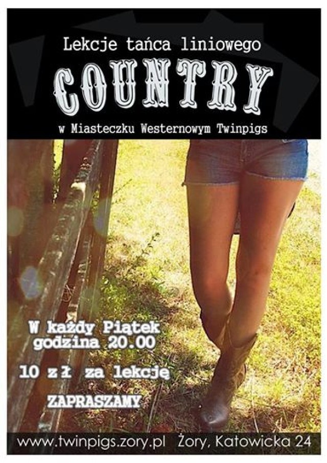 Twinpigs Żory: Lekcje tańca liniowego country