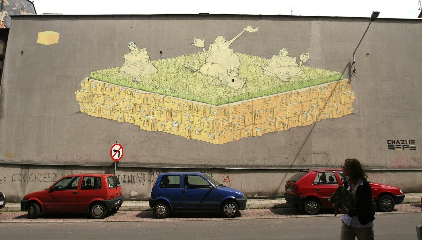 Mural przy ul. Drzymały