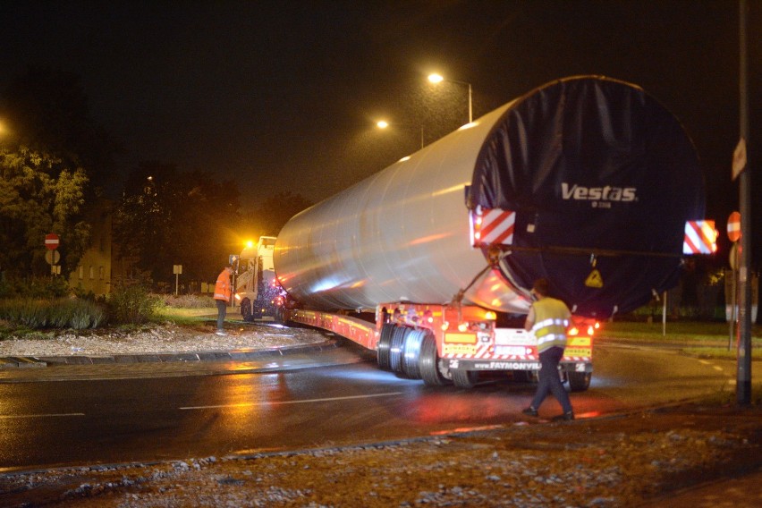 Podobne transporty będzie można zaobserwować w Grudziądzu...