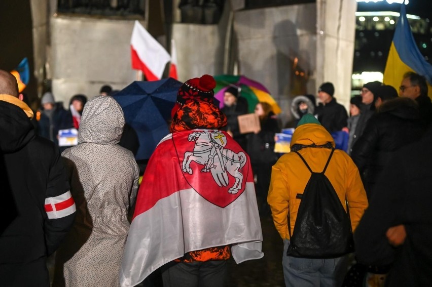 16.02.2022 r. Manifestacja w Gdańsku #StandWithUkraine.