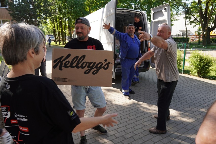 Pomoc z Belgii trafiła do Miejskiego Punktu Pomocy Uchodźcom w Oleśnicy