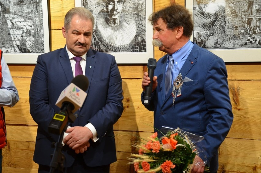 Jerzy Jędrysiak (z prawej) i Leszek Dorula, burmistrz...