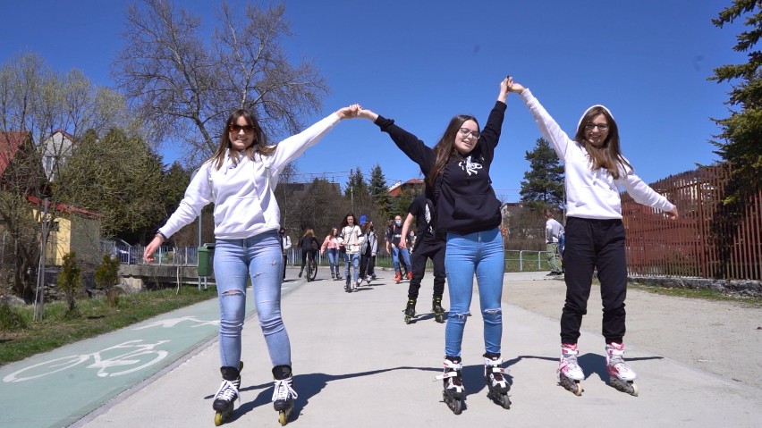 Krynicka młodzież kręci klip promujący Krynicę-Zdrój. Ma przyciągnąć turystów do uzdrowiska