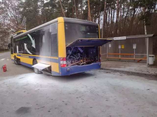 Gmina Godziesze Wielkie. Pożar autobusu KLA w Wolicy