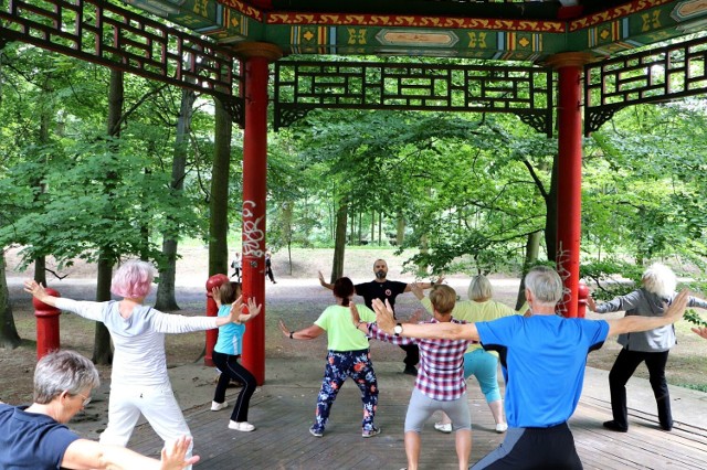Park Miejski w Kaliszu. Miasto zaprasza seniorów na treningi Tai Chi i Qigong