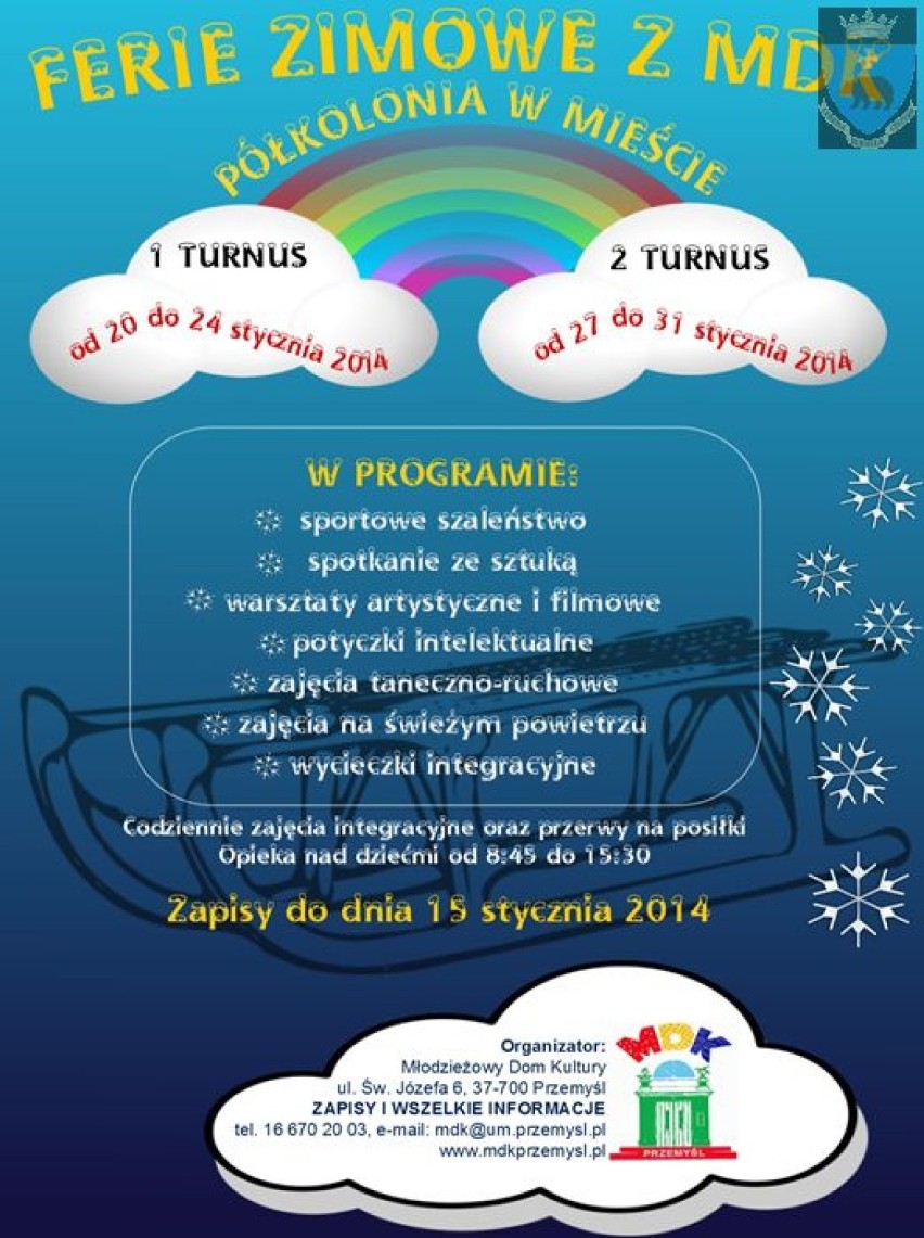 Ferie zimowe 2014 w Przemyślu [PROGRAM]