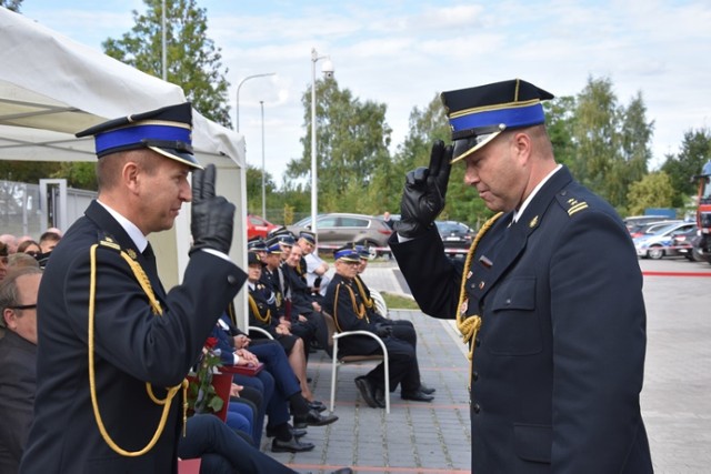 Komendant śremskiej straży pożarnej pożegnał się z załogą