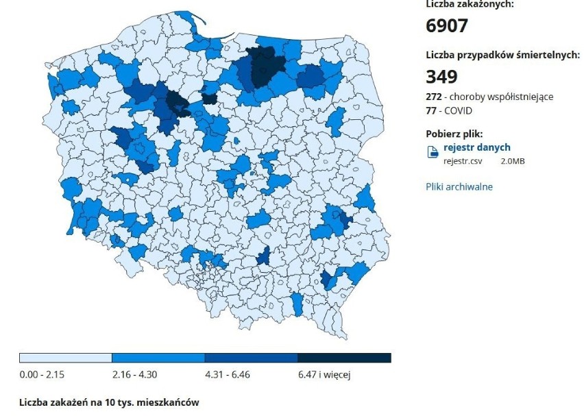Koronawirus w Słupsku i powiecie słupskim. Spadek zachorowań w regionie - 15.12.2020