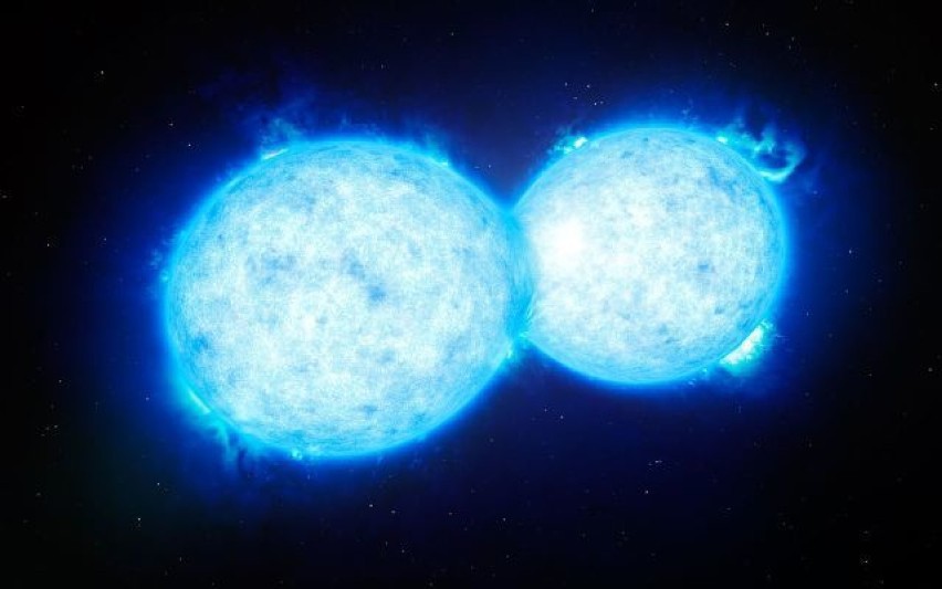 Jak wygląda pocałunek gwiazd? Teleskop Europejskiego Obserwatorium Południowego odnalazł nietypowy układ podwójny