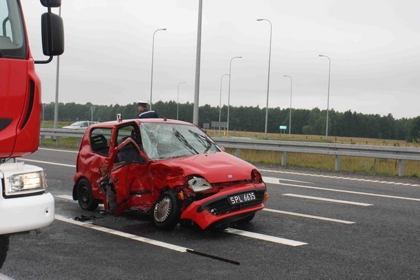 Pasażerka tego fiata to druga ofiara feralnego węzła