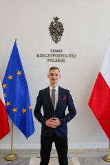 Bochnia-Warszawa. Młodzi z Bochni w Parlamencie Młodych RP wzięli udział w posiedzeniu w Senacie RP