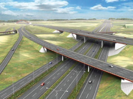 Skrzyżowanie autostrad w Gliwicach będzie miało trzy poziomy