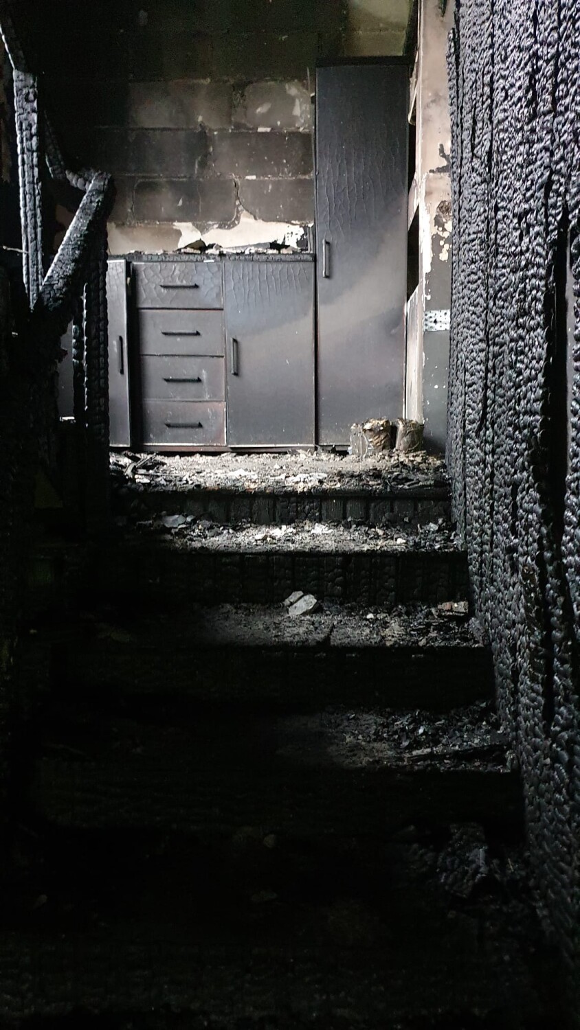 Pożar w Majdanie Górnym