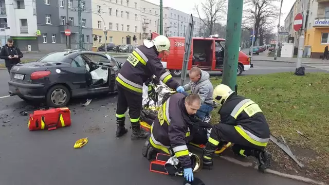 Wypadek na Hetmańskiej. Jedna osoba ranna