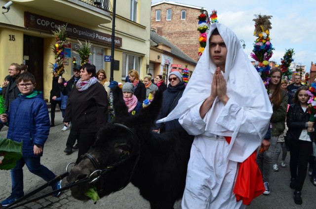 Relacja z roku 2017: "Ulicami Żnina przeszła procesja z palmami i kropidłami pałuckimi, które poddano ocenie w konkursie. To inicjatywa nauczycieli ze szkoły ponadgimnazjalnej przy ul. Browarowej".