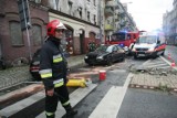 Wypadek na ulicy Czarnieckiego w Legnicy (ZDJĘCIA)
