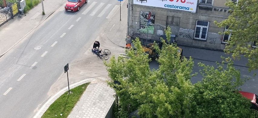 Rowerzystka trafiła do szpitala. Okoliczności co do...