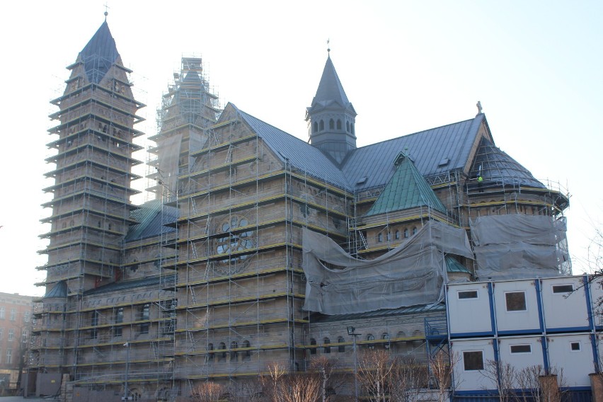 Wciąż trwa remont kościoła św. Jacka w Bytomiu.