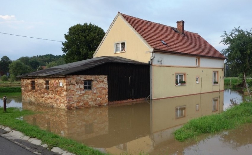 Nawałnica przeszła nad Olszyną. Miasto kolejny raz szacuje straty po powodzi [FOTO]