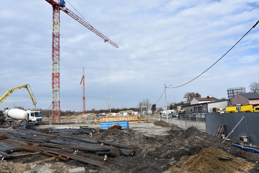 Trwa budowa nowego budynku sądu w Częstochowie.