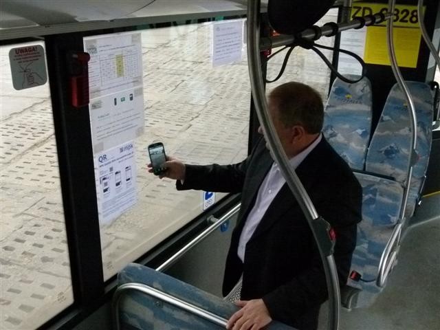 QR kody można zeskanować na stronie internetowej MPK, w autobusach i na przystankach