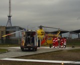 Na lądowisku WCM w Opolu wylądował wczoraj pierwszy śmigłowiec