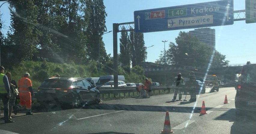Autostrada A4 w Katowicach zablokowana