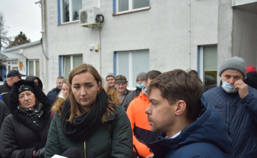 Michał Kołodziejczak w Rypinie. Lider Agrounii mówił o pomocy dla rolników pokrzywdzonych przez upadek ROTR-u