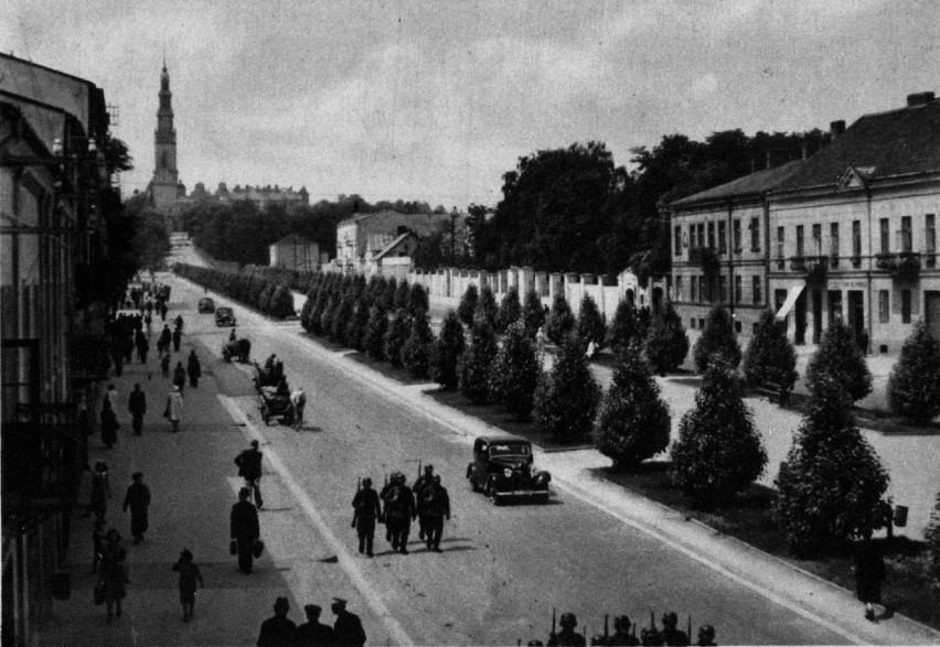 Tak wyglądała Częstochowa podczas drugiej wojny [ZDJĘCIA] Zobacz kadry z filmu "Częstochowa lata 1939-1945 - II wojna światowa"