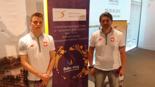 Jakub Skierka i Arek Zalewski w Baku