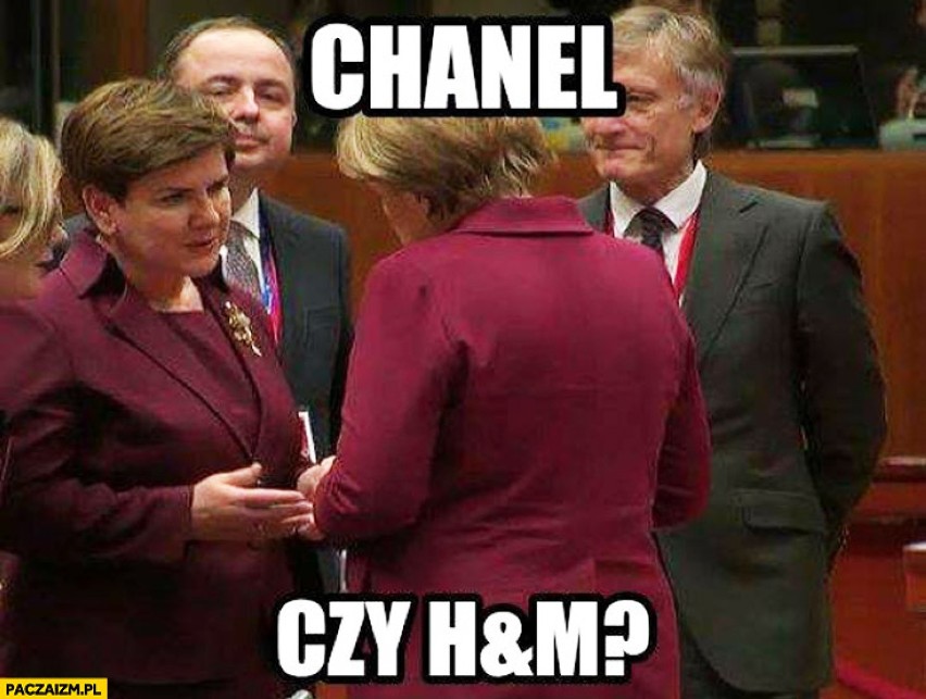 Szczyt UE. Szydło i Merkel w podobnej kreacji [NAJLEPSZE MEMY]