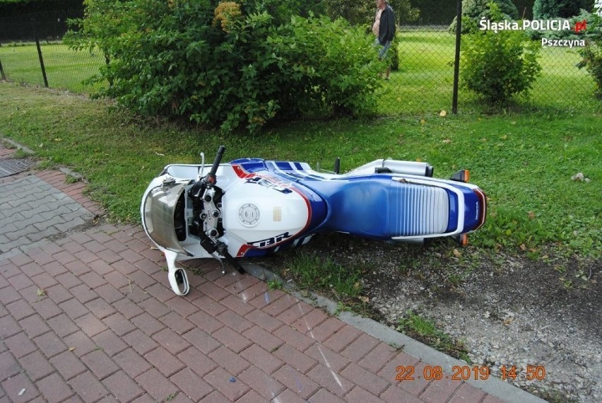 Wypadek w Pszczynie. Nie żyje motocyklista ZDJĘCIA