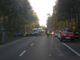 Wypadek w Podaninie. Na drodze K11 zderzyły się cztery auta [FOTO]